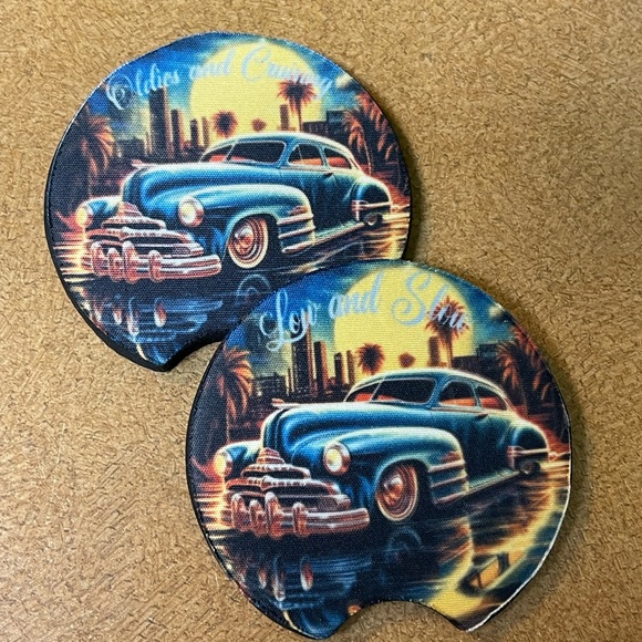 Car coaster Lowrider new set/2 - Picture 2 of 8